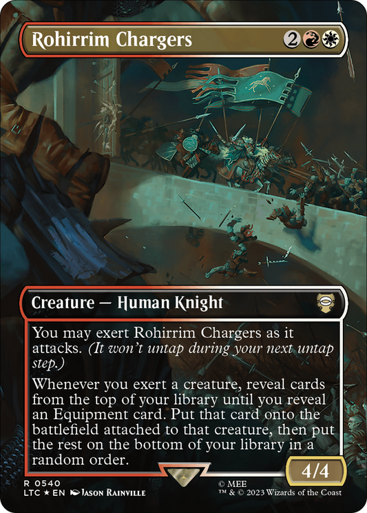 Rohirrim Chargers (0540) (Borderless) - Surge Foil