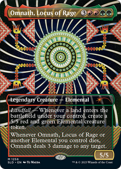 Omnath, Locus of Rage (1256) (Borderless) - Foil