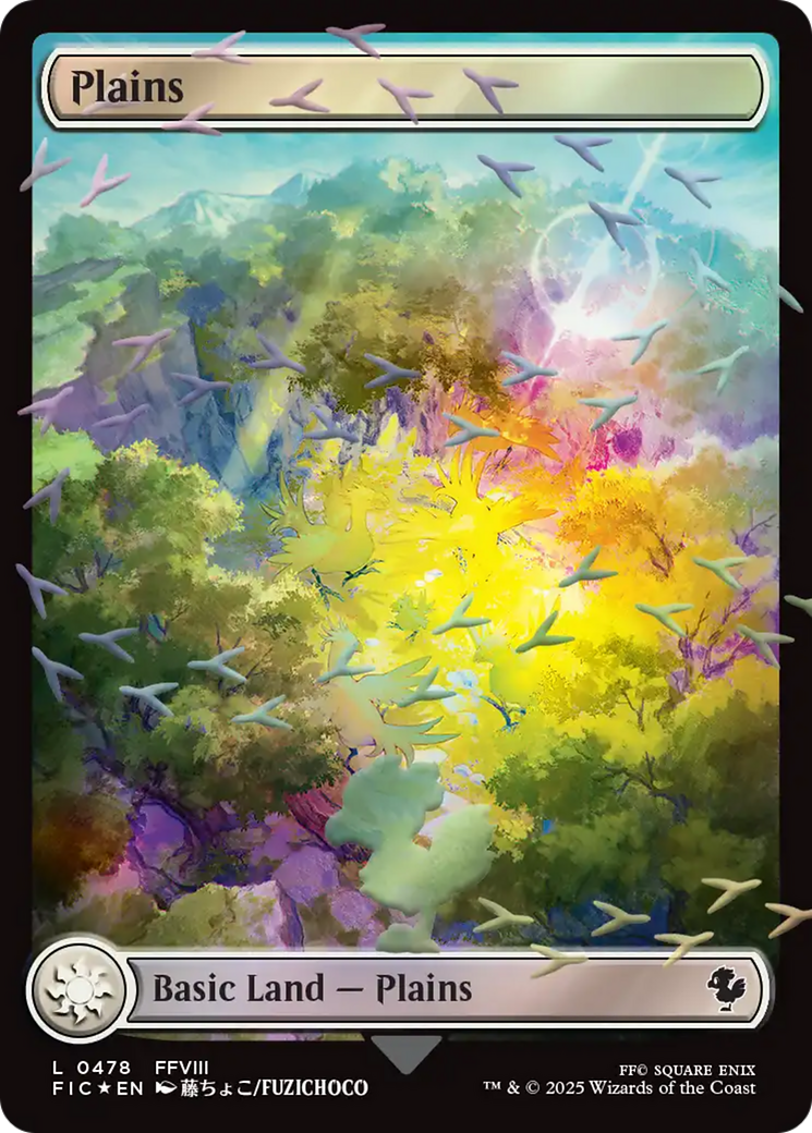 Plains (0478) (Full Art) - Chocobo Track Foil fic