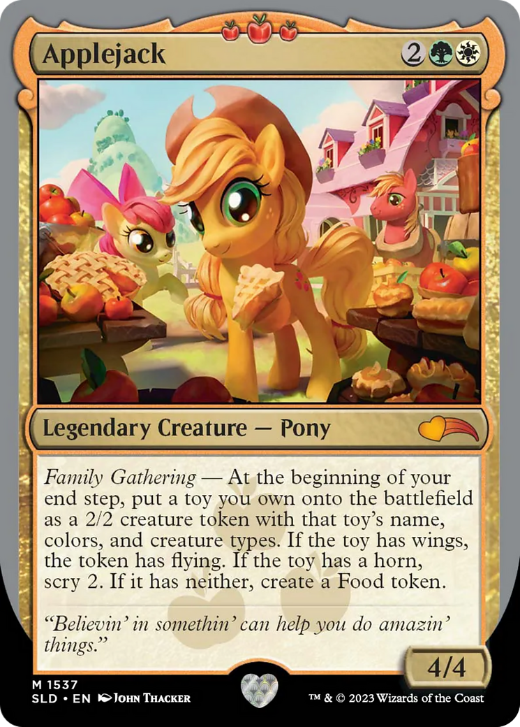 Applejack (1537) - Foil