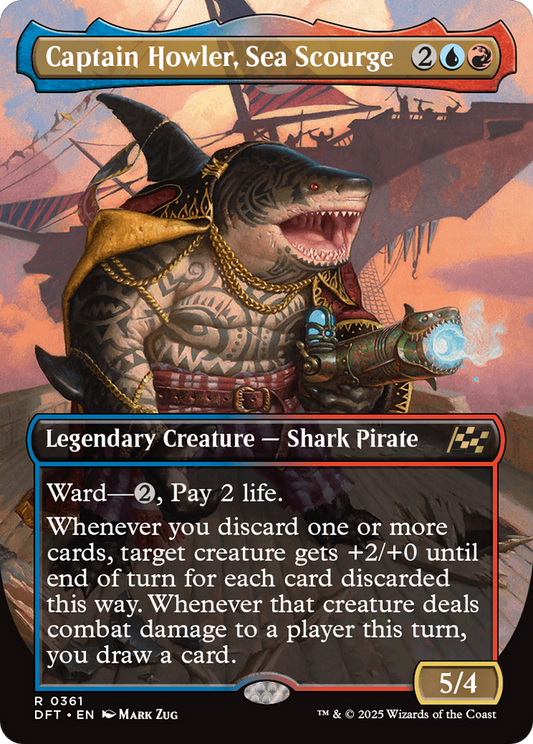 Captain Howler, Sea Scourge (0361) (Borderless)