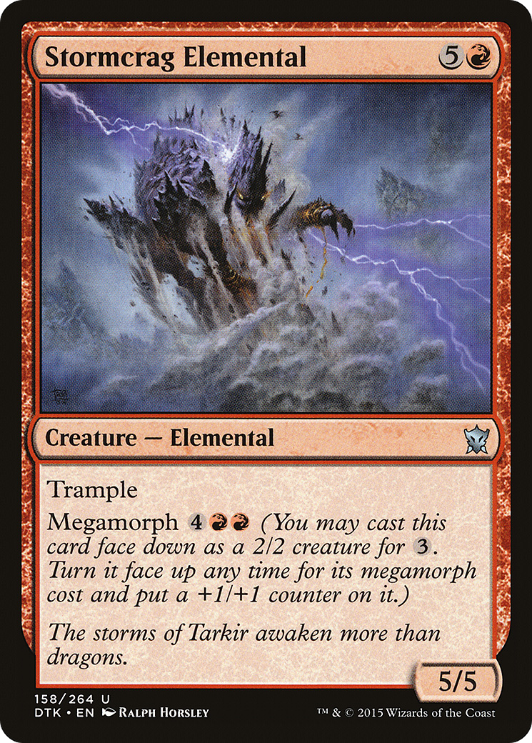 Stormcrag Elemental - Foil