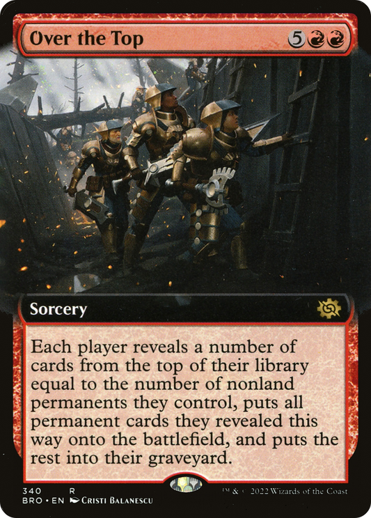 Over the Top (340) (Extended Art) - Foil