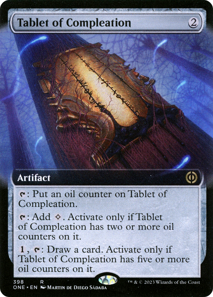 Tablet of Compleation (398) (Extended Art) - Foil