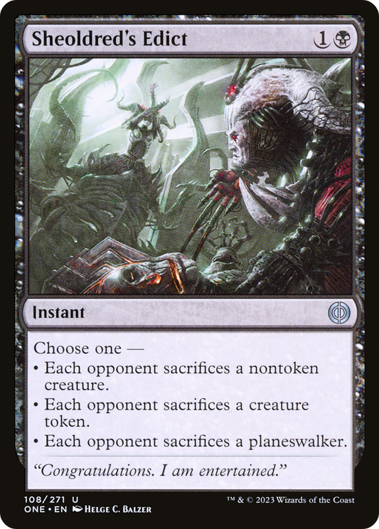 Sheoldred's Edict - Foil
