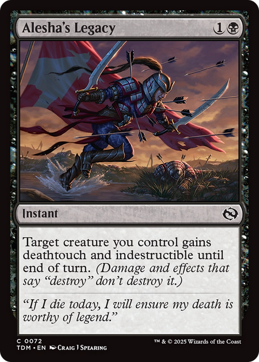 Alesha's Legacy - Foil