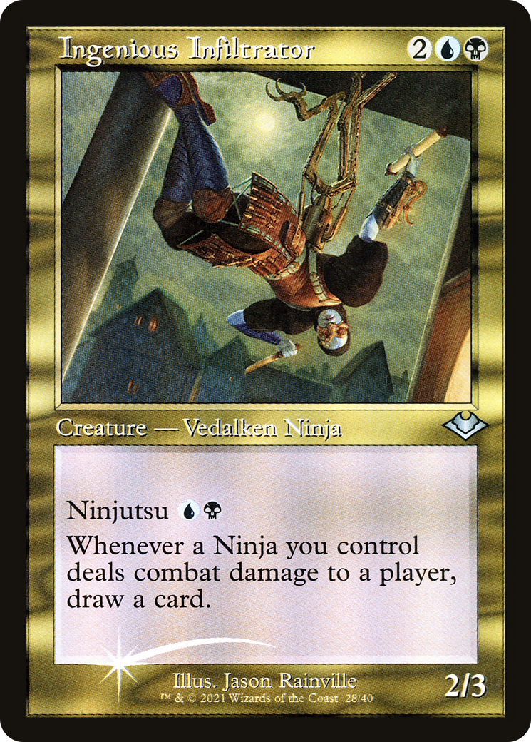 Ingenious Infiltrator (028) (Retro Frame) - Foil