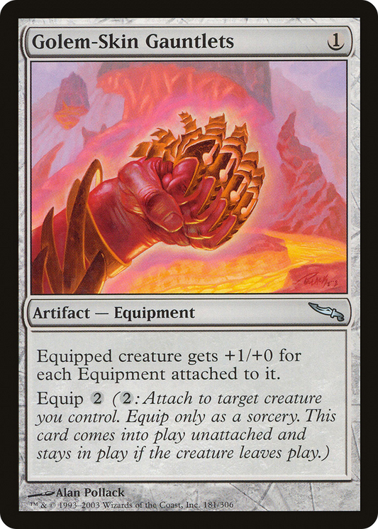 Golem-Skin Gauntlets - Foil