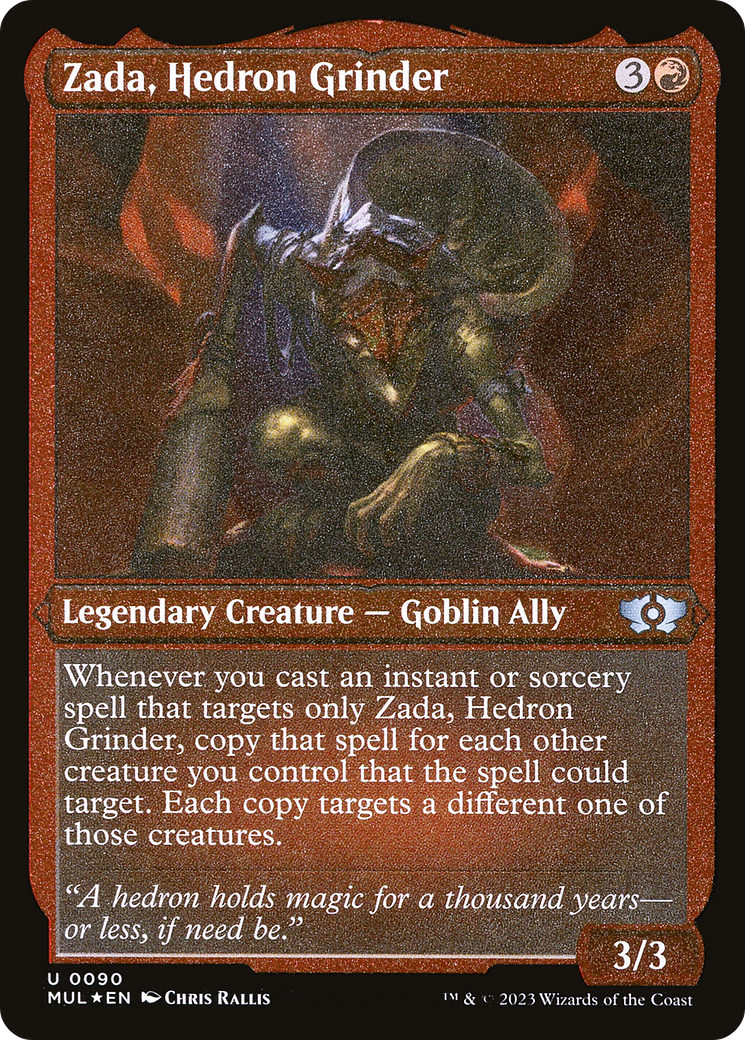 Zada, Hedron Grinder (0090) - Foil Etched
