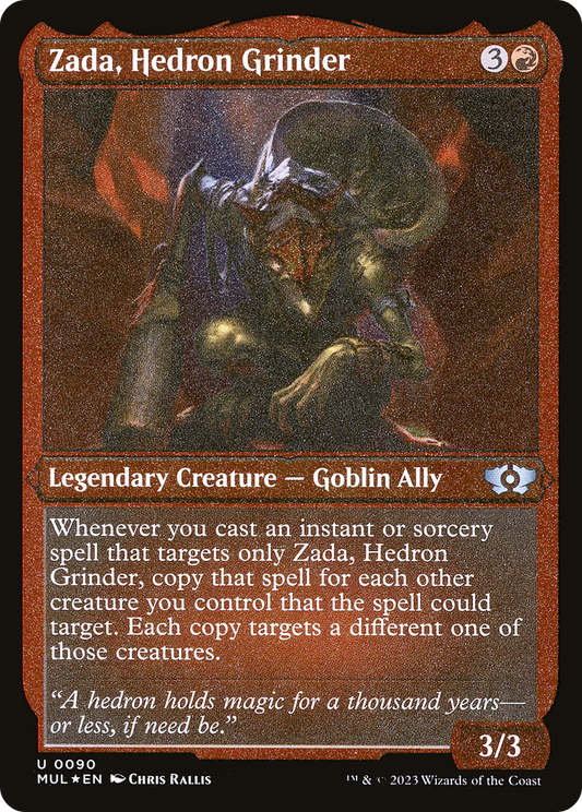 Zada, Hedron Grinder (0090) - Foil Etched