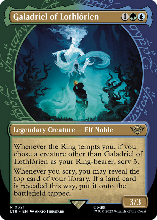 Galadriel of Lothlorien (0321) (Borderless) (Showcase) - Foil