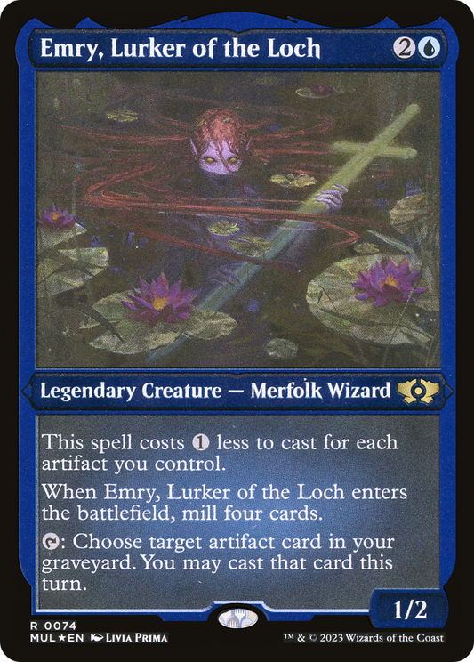 Emry, Lurker of the Loch (0074) - Foil Etched