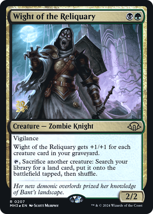 Wight of the Reliquary (0207) (Prerelease) - Foil