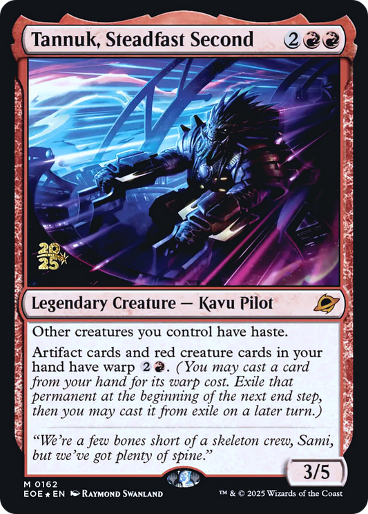 Tannuk, Steadfast Second (0162) (Prerelease) - Foil