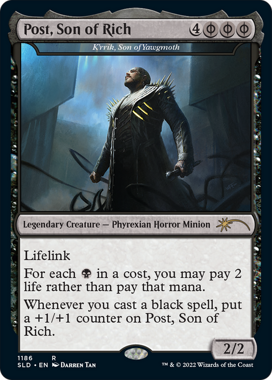 Post, Son of Rich [K'rrik, Son of Yawgmoth] (1186)