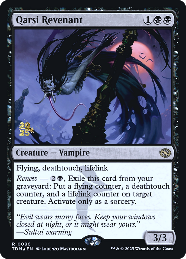 Qarsi Revenant (0086) (Prerelease) (PTDM) - Foil