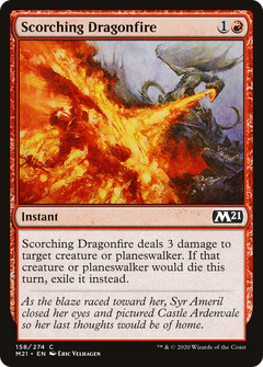 Scorching Dragonfire - Foil