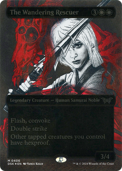 The Wandering Rescuer (0406) (Borderless) (Showcase) - Textured Foil
