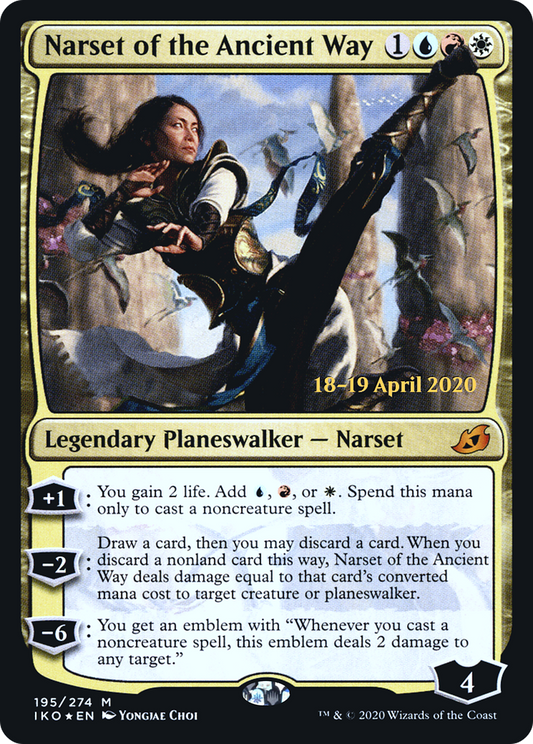 Narset of the Ancient Way (195) (Prerelease) - Foil
