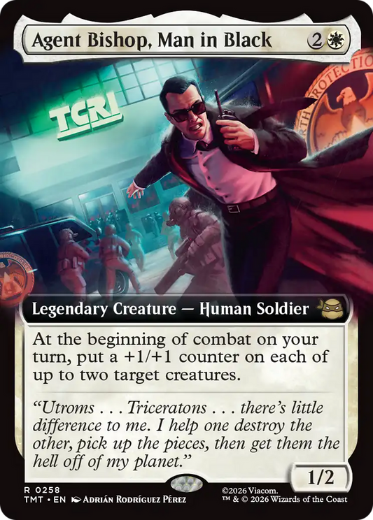 Agent Bishop, Man in Black (TMT)