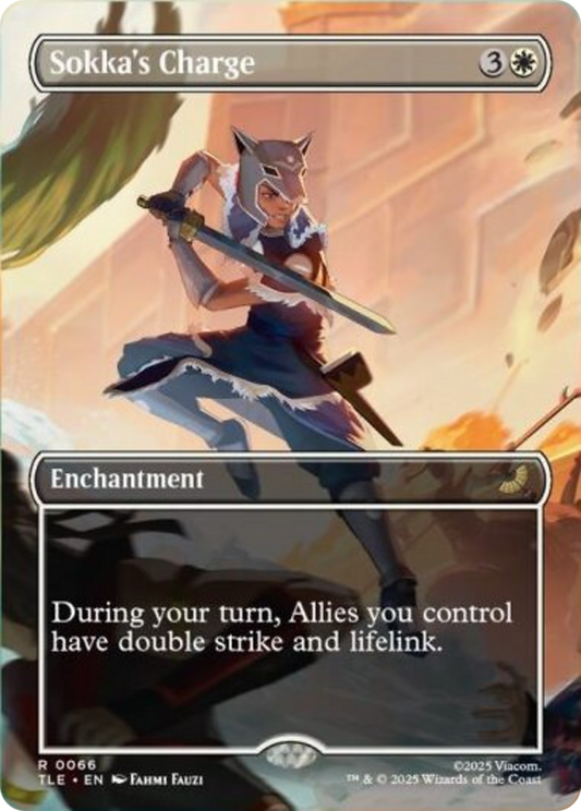 Sokka's Charge (0066) (Borderless) - Foil tle