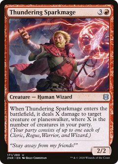 Thundering Sparkmage - Foil