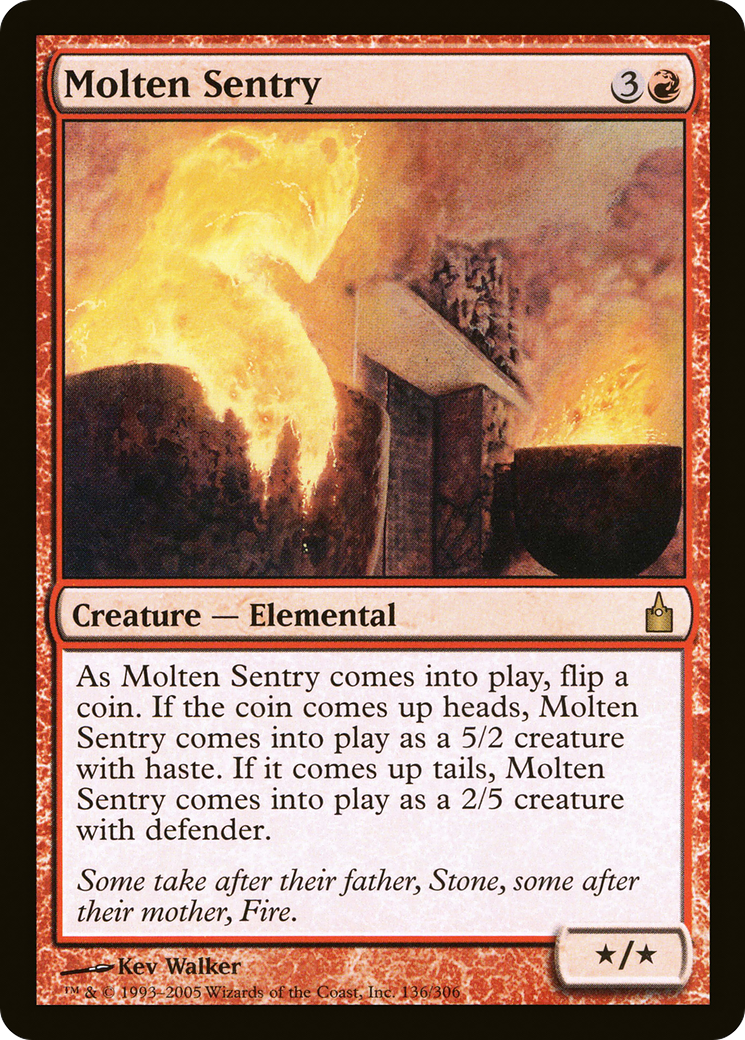 Molten Sentry - Foil