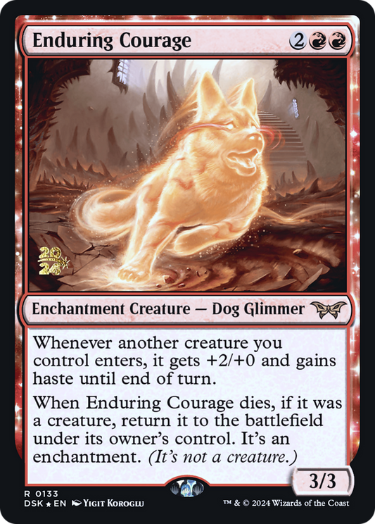 Enduring Courage (0133) (Prerelease) - Foil