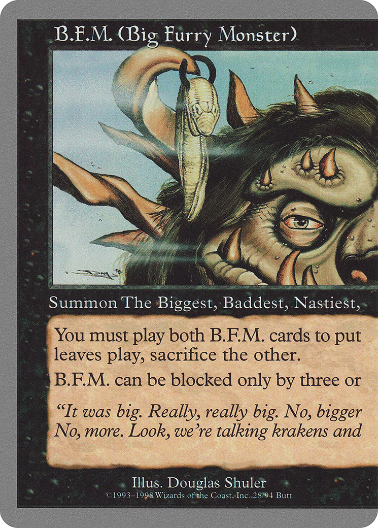 B.F.M. (Big Furry Monster) (28)