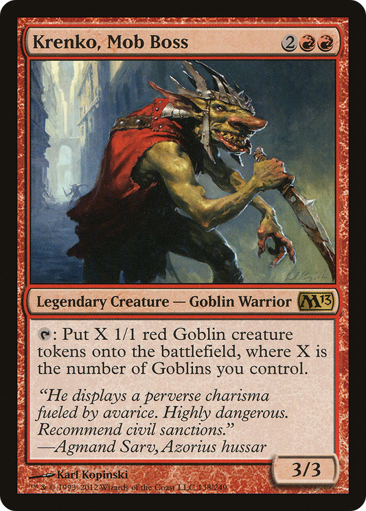 Krenko, Mob Boss - Foil