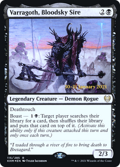 Varragoth, Bloodsky Sire (115) (Prerelease) - Foil