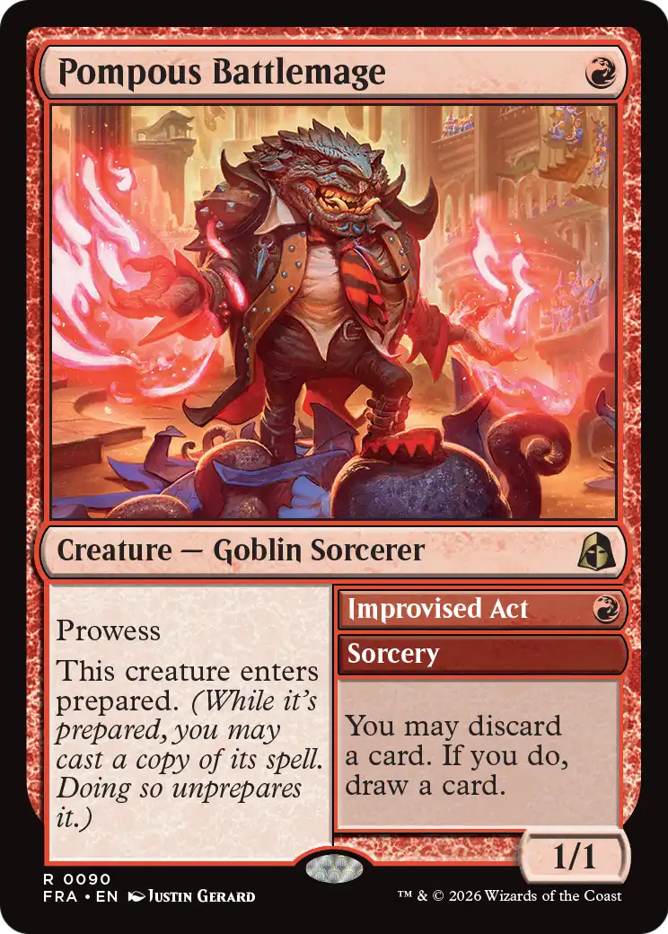Pompous Battlemage // Improvised Act (FRA)
