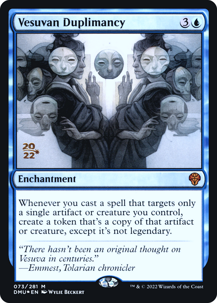 Vesuvan Duplimancy (073) (Prerelease) - Foil