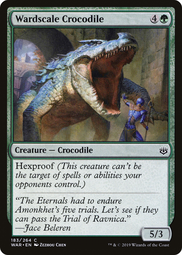 Wardscale Crocodile - Foil