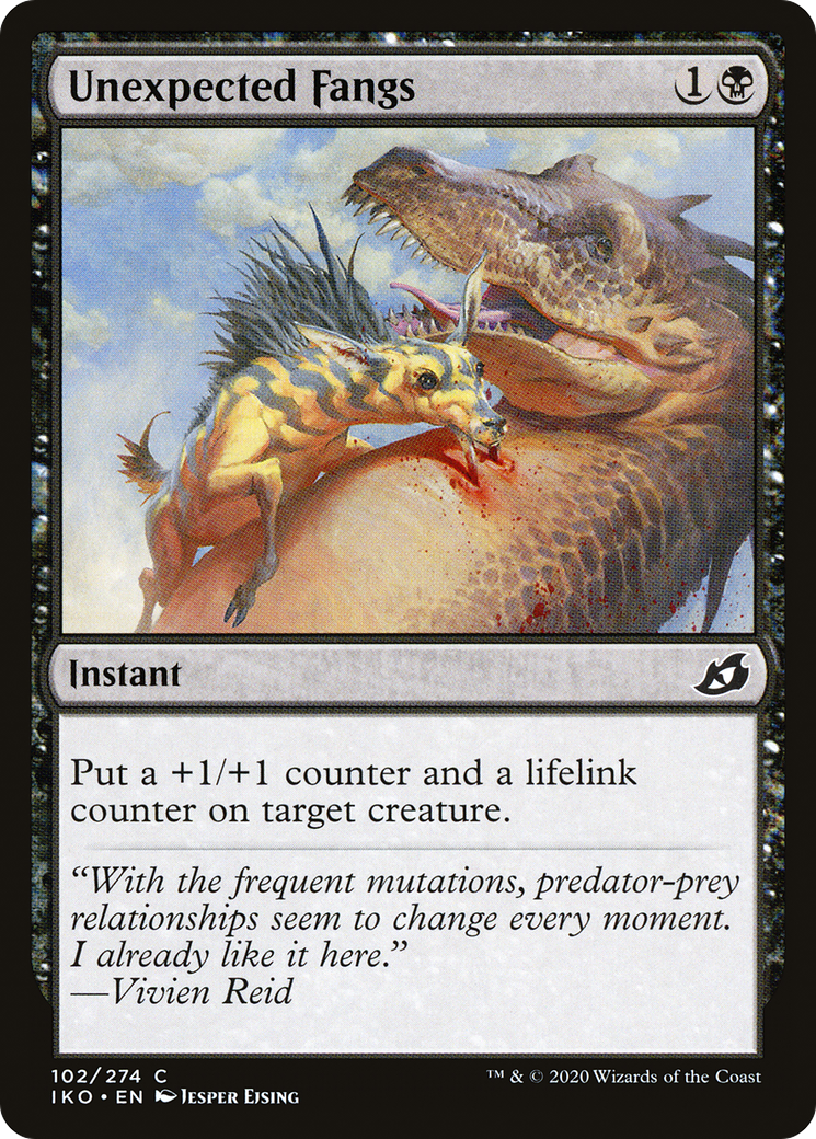 Unexpected Fangs - Foil