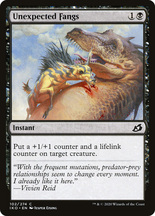 Unexpected Fangs - Foil