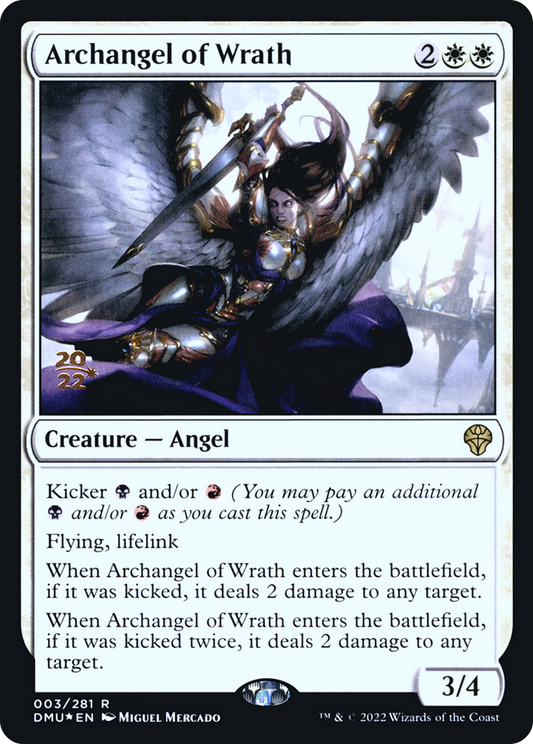 Archangel of Wrath (003) (Prerelease) - Foil