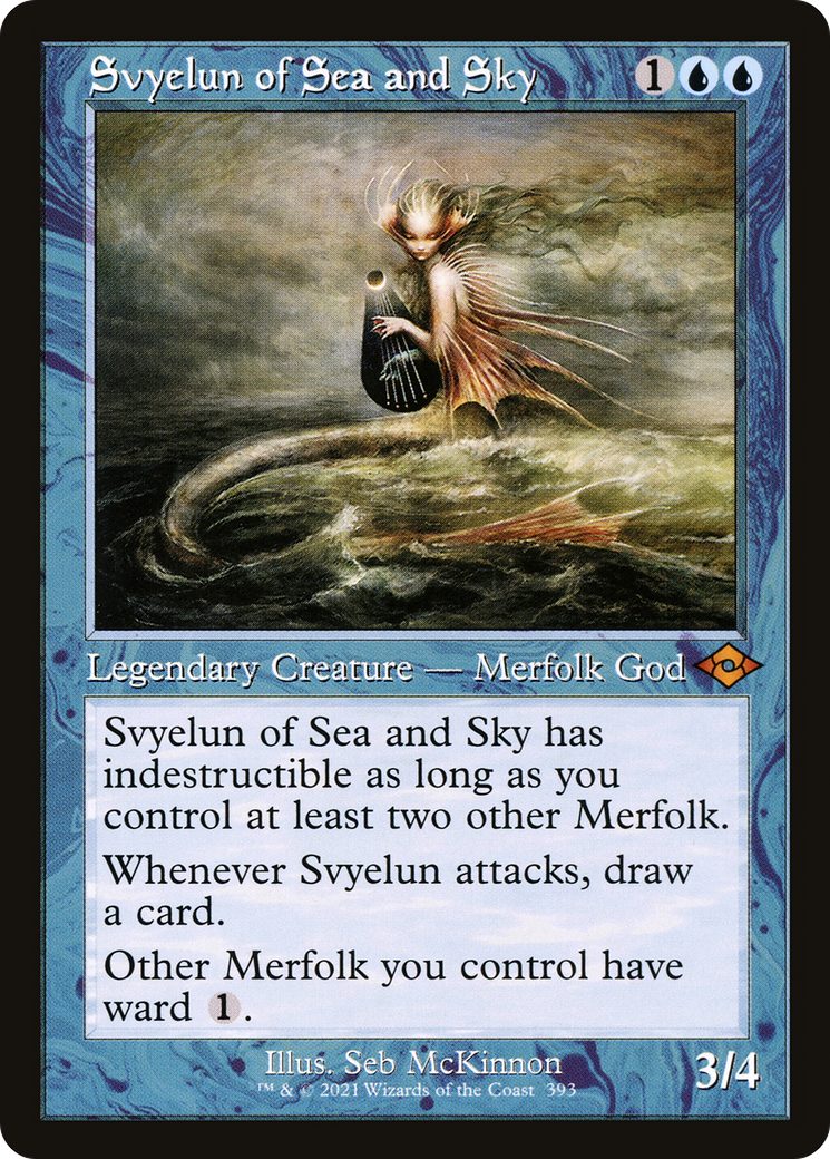 Svyelun of Sea and Sky (393) (Retro Frame) - Foil Etched