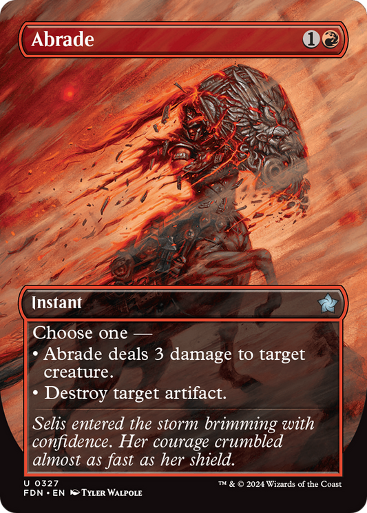 Abrade (0327) (Borderless) - Foil