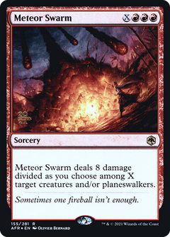 Meteor Swarm (155) (Prerelease) - Foil