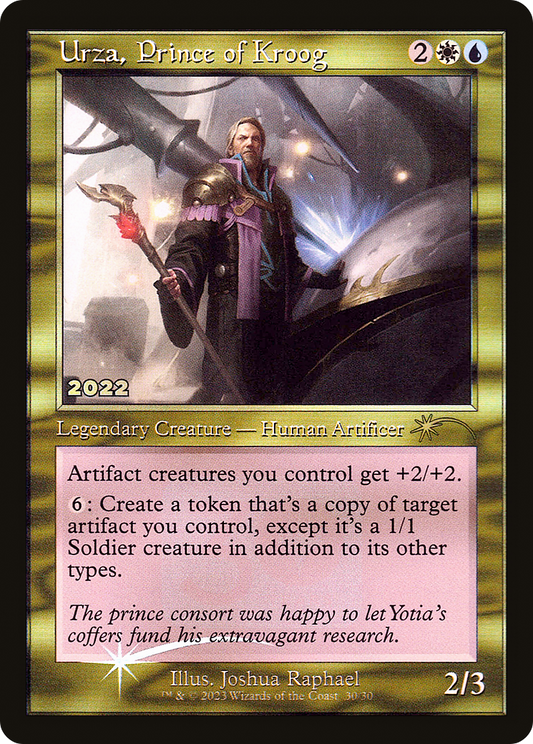 Urza, Prince of Kroog (030) (2022) (Retro Frame) - Foil