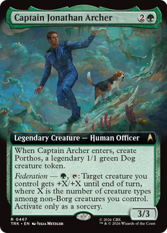 Captain Jonathan Archer (0467) (Extended Art) (TRK) - Foil
