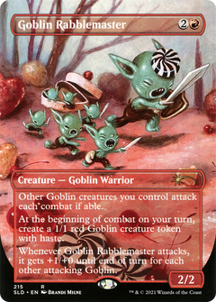 Goblin Rabblemaster (215) (Borderless) - Foil