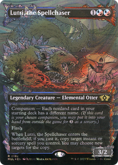 Lutri, the Spellchaser (0182) (Borderless) (Showcase) - Halo Foil