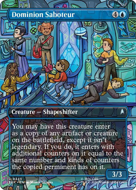 Dominion Saboteur (0345) (Borderless) (TRK) - Foil
