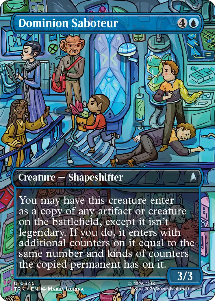 Dominion Saboteur (0345) (Borderless) (TRK)
