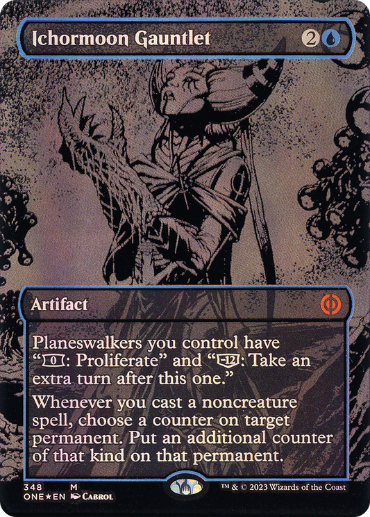 Ichormoon Gauntlet (348) (Borderless) - Oil Slick Raised Foil