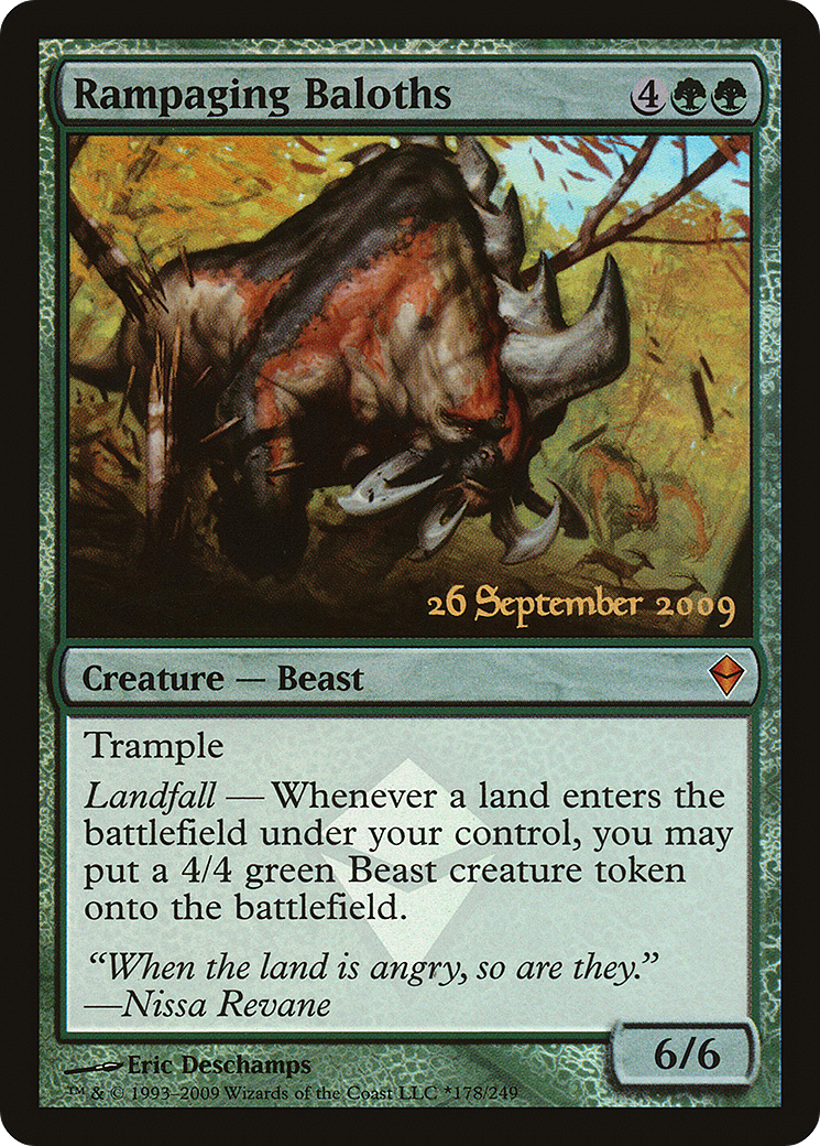 Rampaging Baloths (178) (Prerelease) - Foil