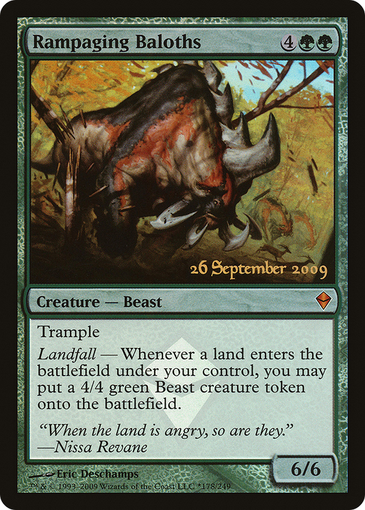 Rampaging Baloths (178) (Prerelease) - Foil