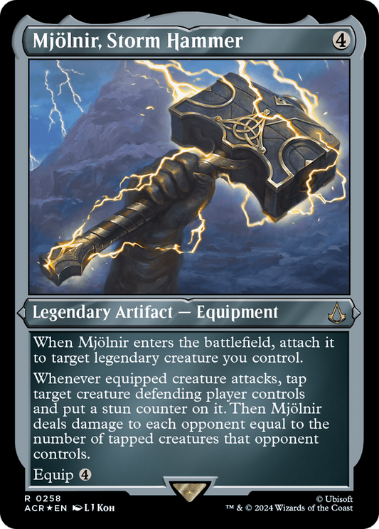 Mjolnir, Storm Hammer (0258) - Foil Etched